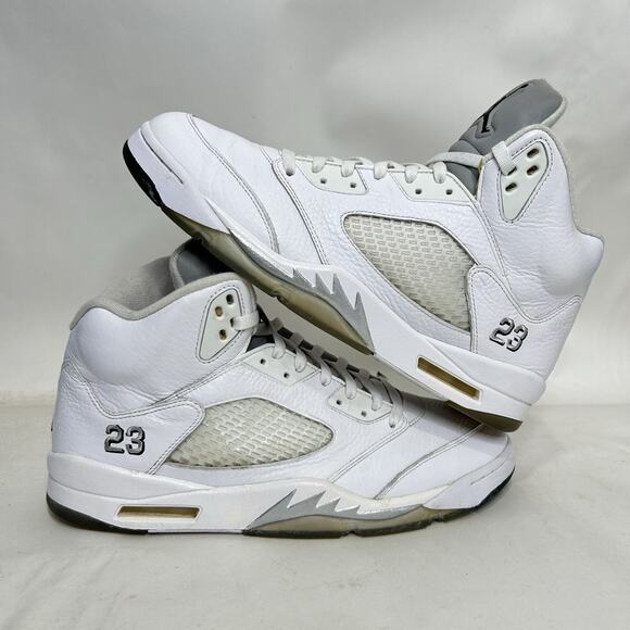 jordan 5 white metallic 2000